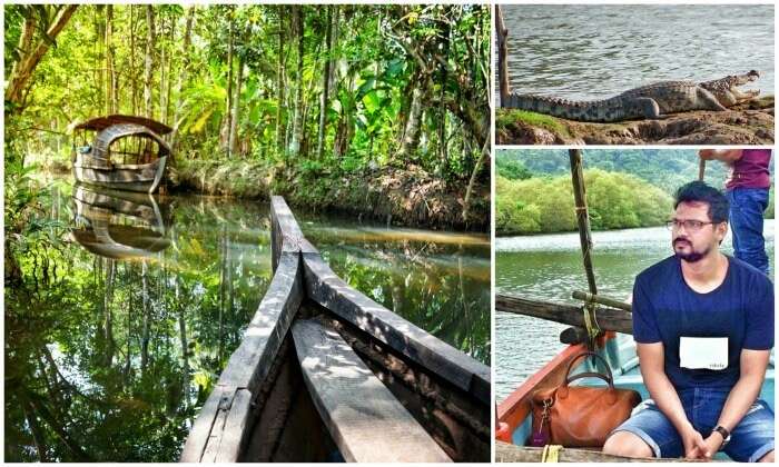 Many views from the Cumbarjua Canal backwaters in Goa