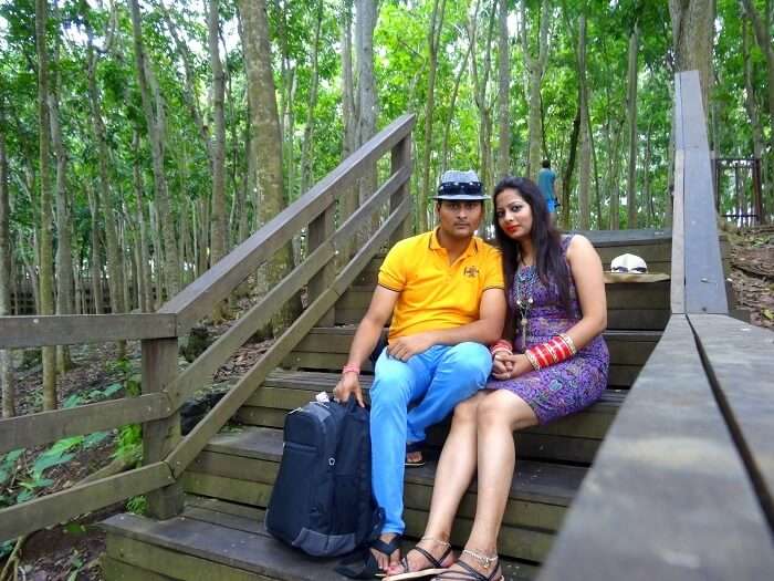 Suraj and his wife take a tour in Bali