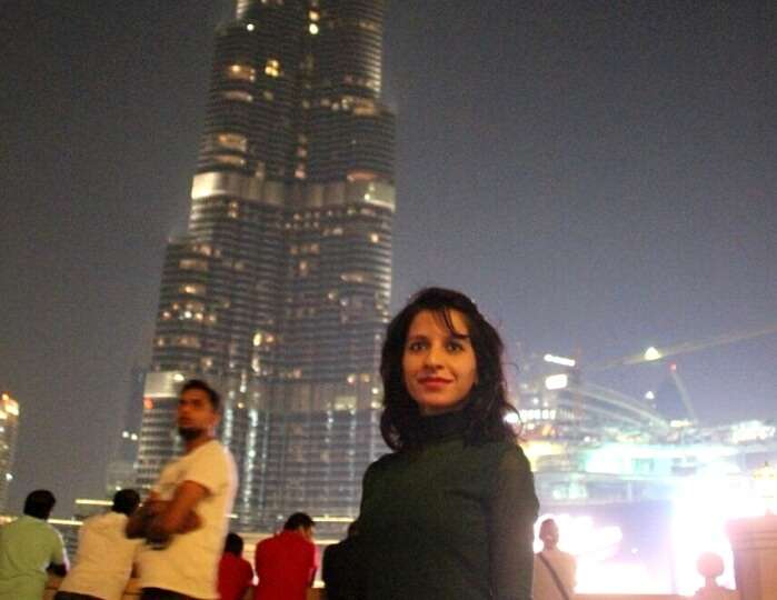 Parags wife in Dubai