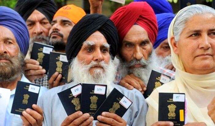 People with Indian passports