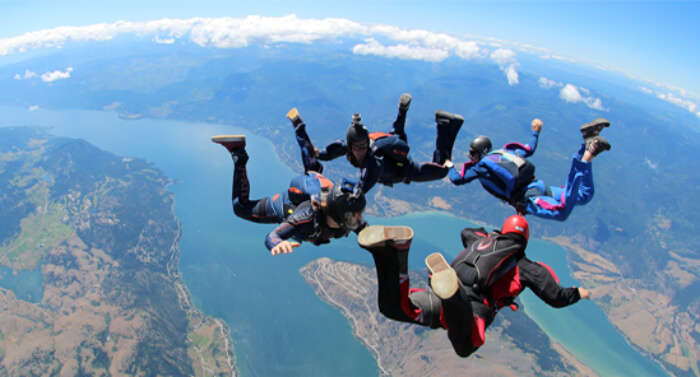 go skydiving in seychelles