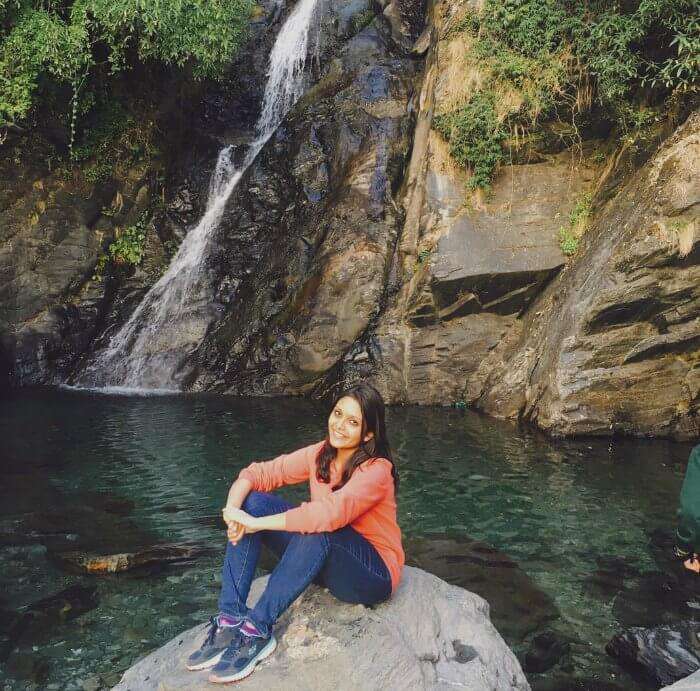 tejal at bhagsu falls