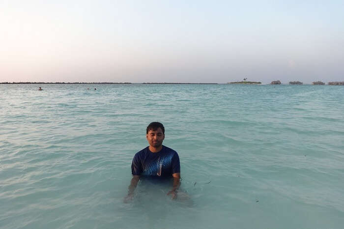 Beach fun in Maldives