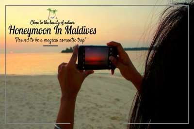 Clicking sunset at the beach