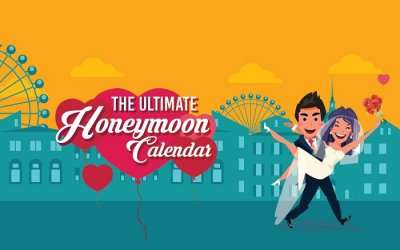 A poster for the ultimate honeymoon calendar