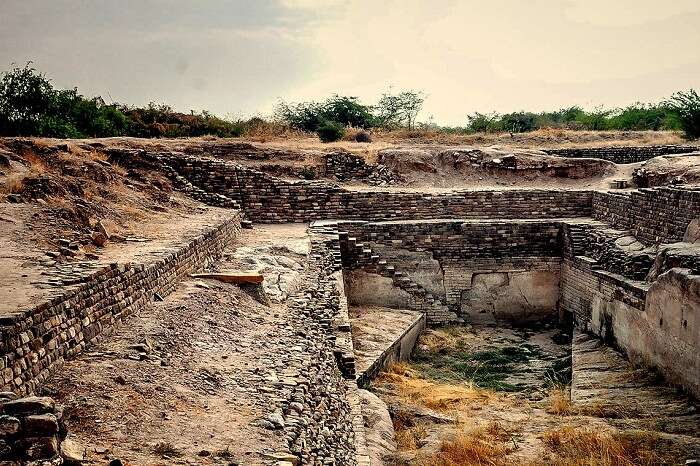 Ruins from Dholavira that is one of the lost cities in India