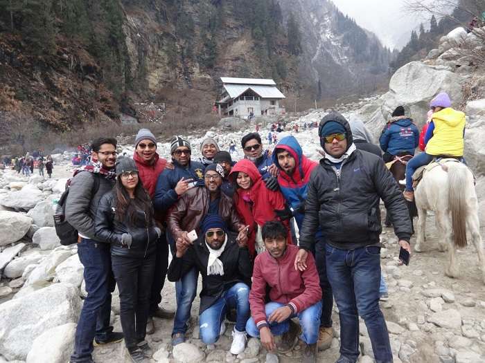 Group tour in Solang