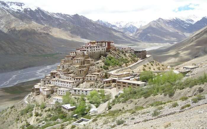 Shot of Key Monastery - which is one of the best places to visit in Spiti 