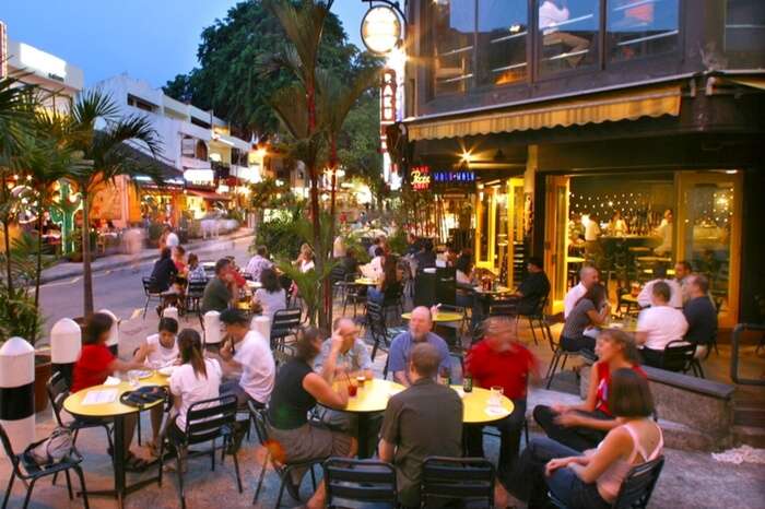 Nightlife in Holland village singapore