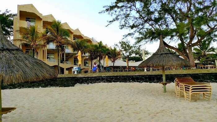 The beautiful Silver Beach Resort in Mauritius