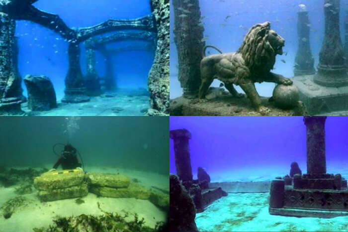 real underwater town