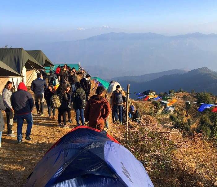 Campers at Living Kanatal