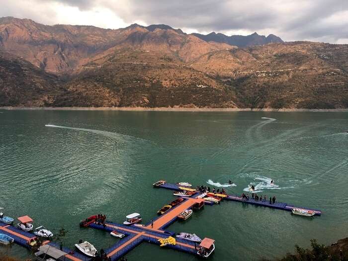 Water sports in Tehri lake