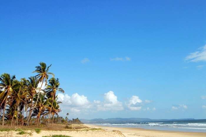 The Varca Beach in Goa that is one of the cleanest beaches in India