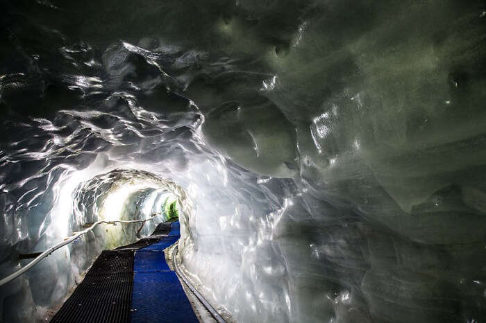 A Glacier palace in Matterhorn