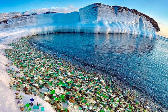 Glass Beach in Russia