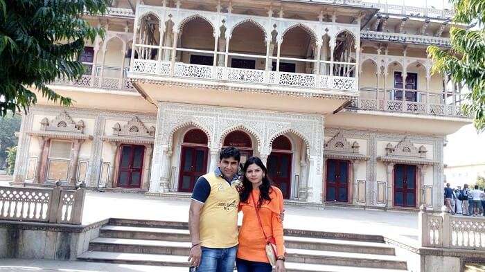 Couple in Jaipur temples