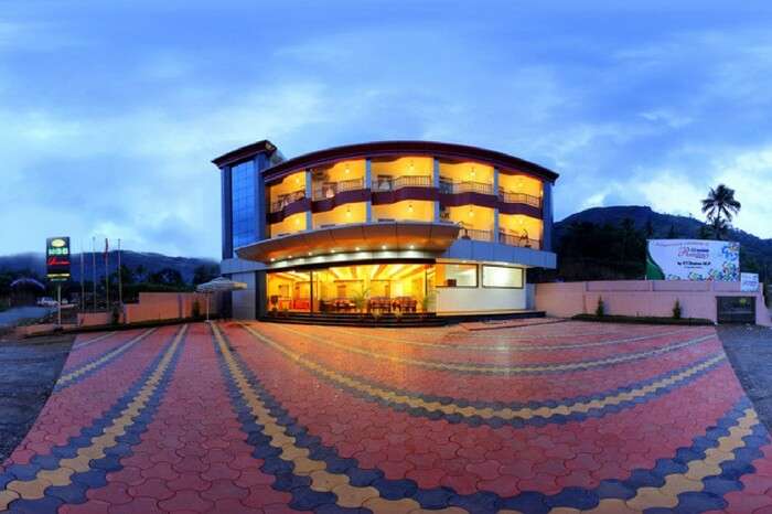 Glorious view of MGS Residency in Munnar