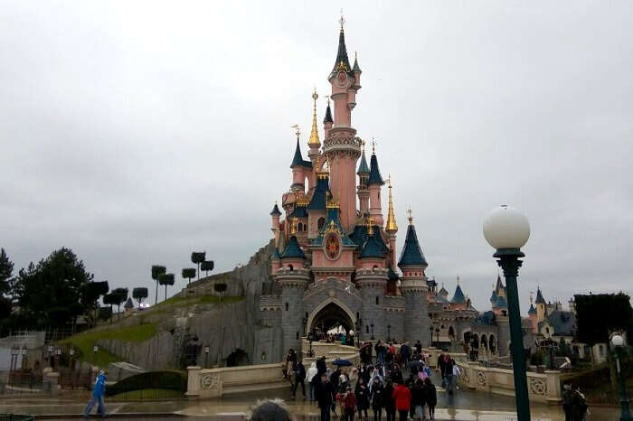 Entrance gate of Disneyland Paris