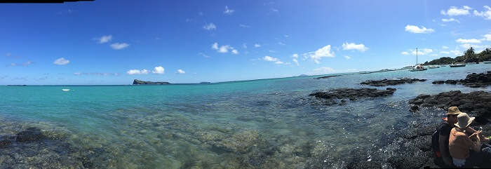 Ocean view from Port Louis