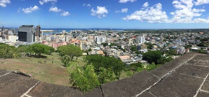 Panoramic view of Port Louis
