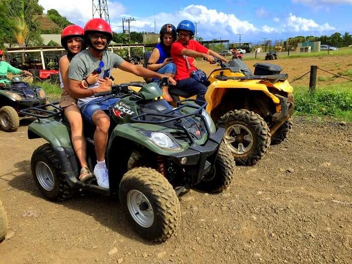 Quad biking tour in mauritius