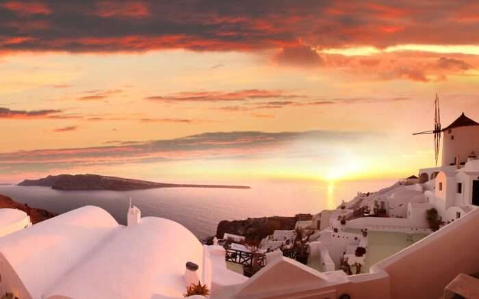 Sunset in Oia