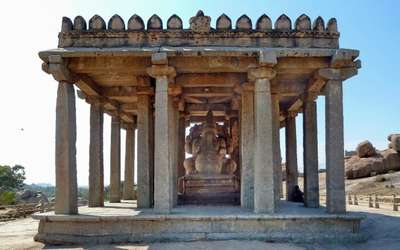  Sasivekalu Ganesha Temple in Hampi