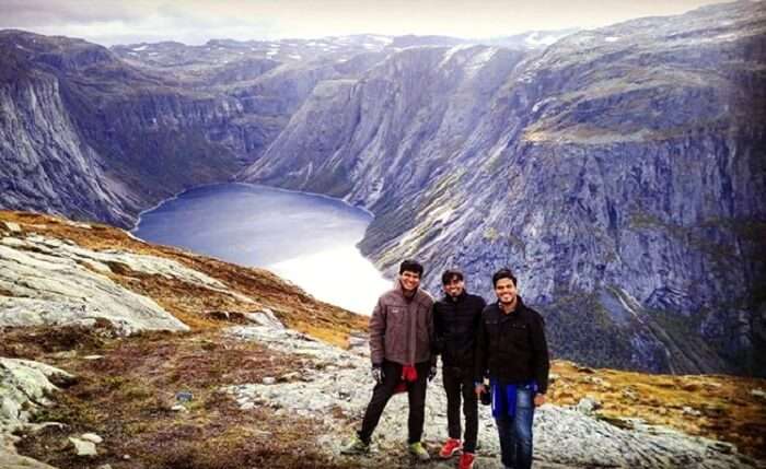 Prashant and his friends in Norway