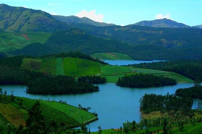 A view of the lake and the greenery at Yercaud in Tamil Nadu