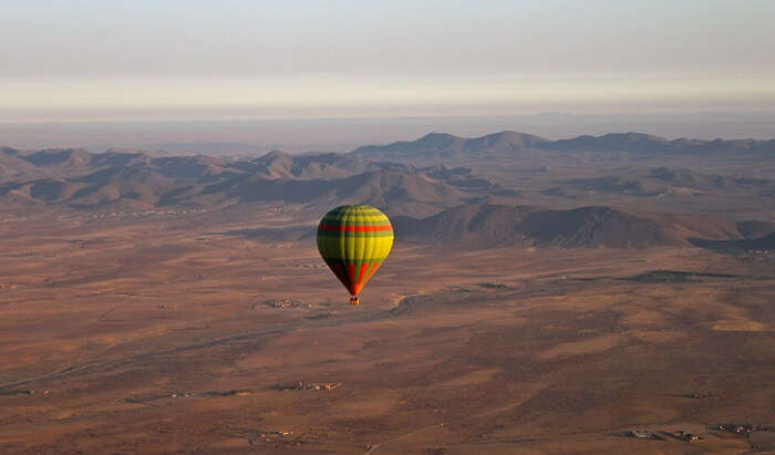 Hot air ballooning in Marrakech