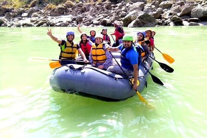 Rafting in Ganges in Rishikesh