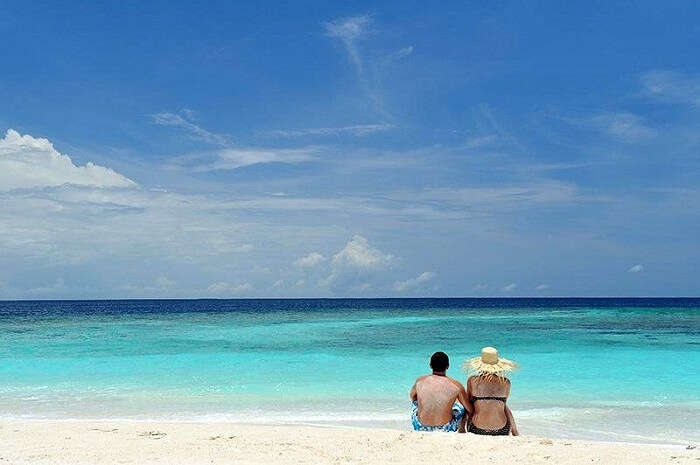 topical beach maldives
