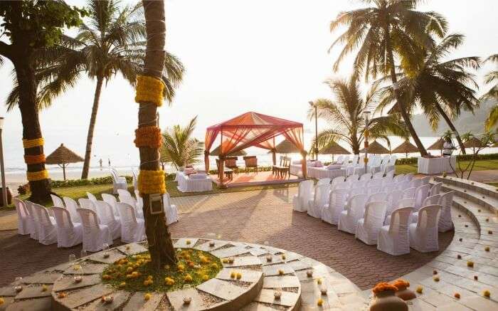 Wedding set up in Cidade de Goa