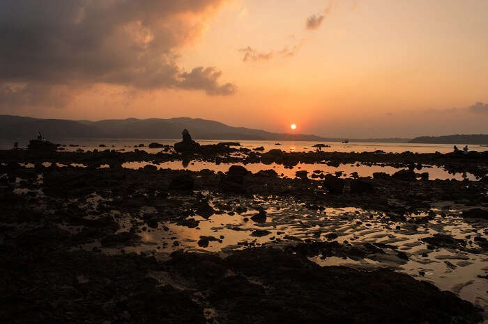 sunset at chidiya tapu