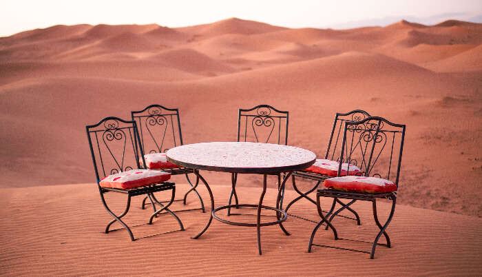 Dinner in the desert