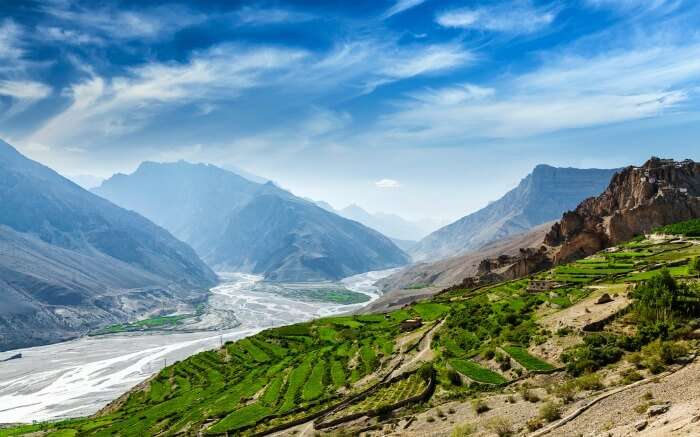 Scenic landscape in Himachal