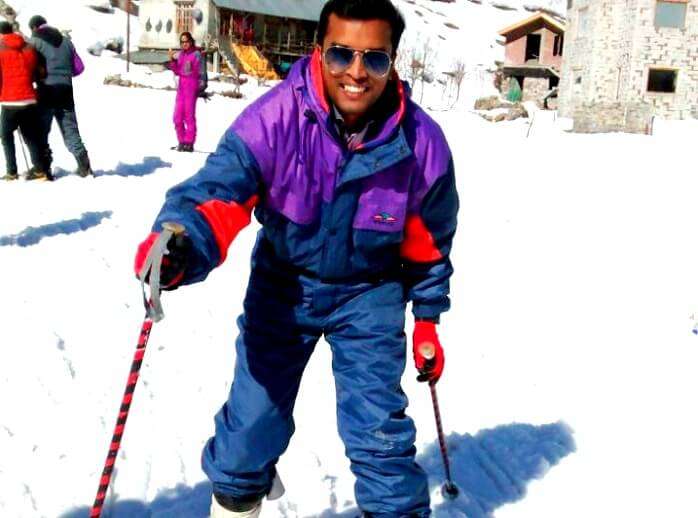 Tourist near shimla