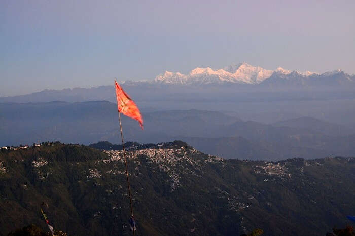 Indian flag at Nathu la pass