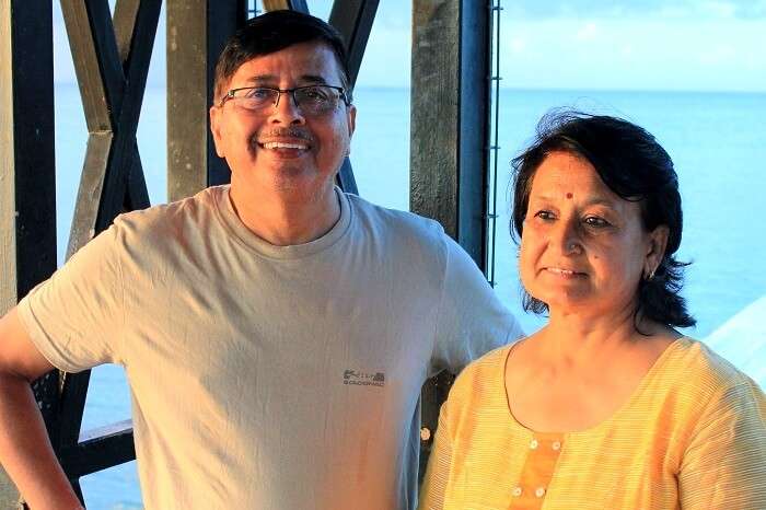 Family on the catamaran cruise 