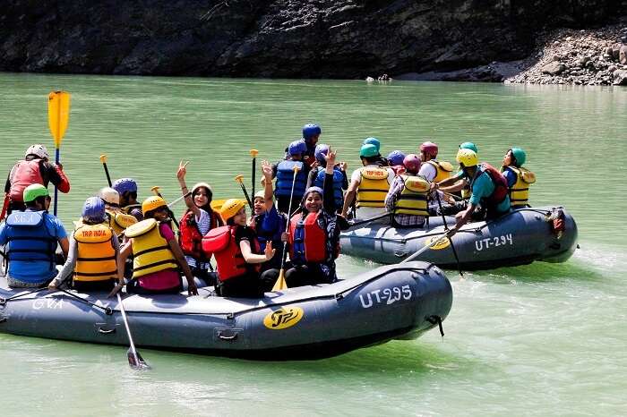 River rafting in Rishikesh