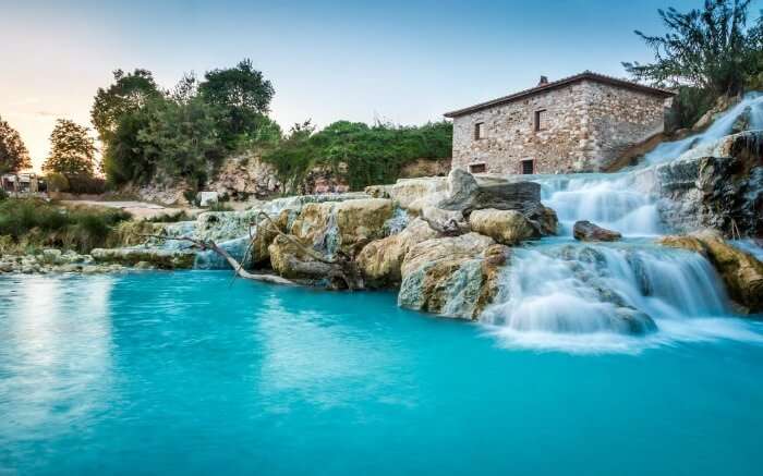 Hot spring in Italy
