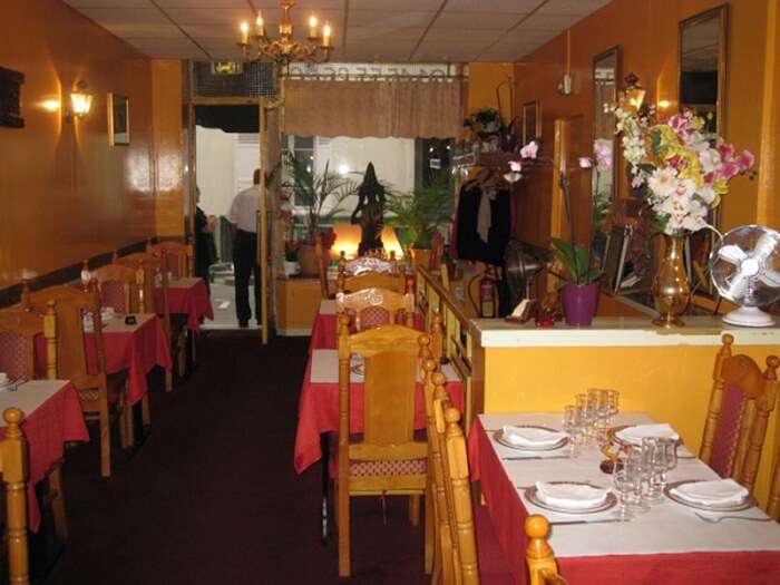 The simple dining of Goa restaurant that is one of the Indian restaurants in Paris near Eiffel Tower