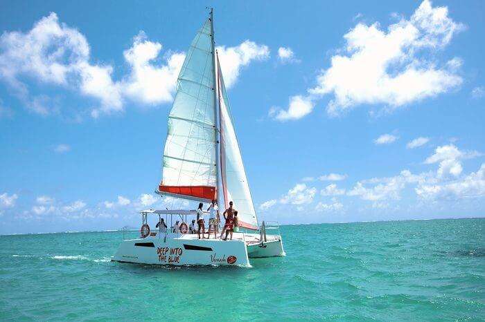 Gabriel Island catamaran