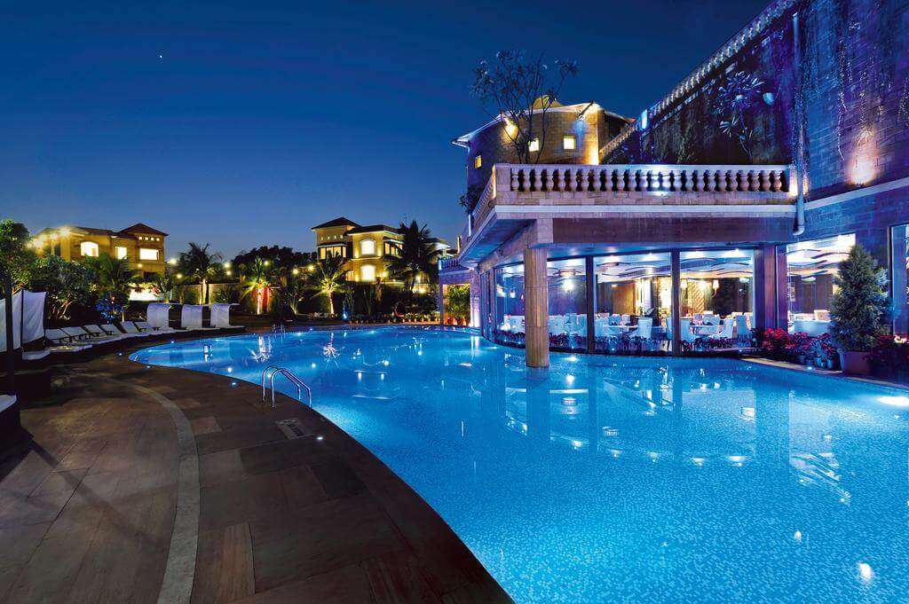 outdoor pool in a resort