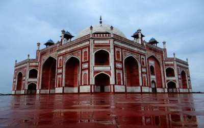 Humayun’s Tomb after rainSS13042017