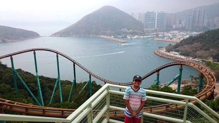 Views from Ocean Park in Hong Kong