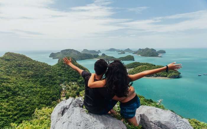 A couple in Koh Samui