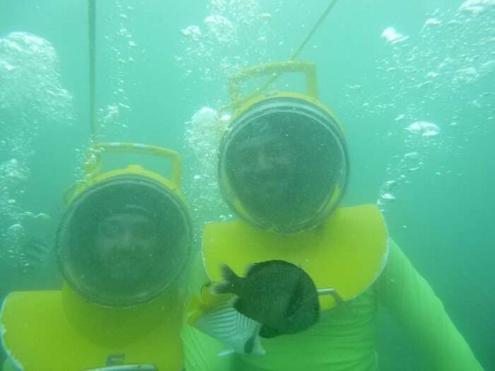 underwater sea walk in bali