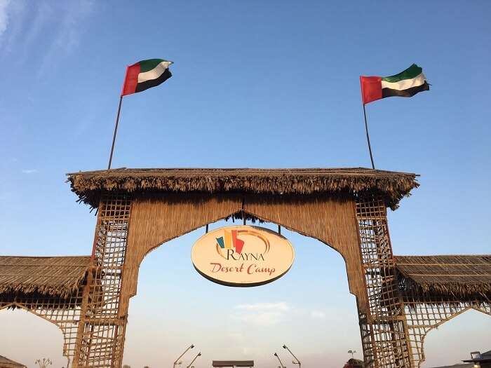 dubai desert safari camp